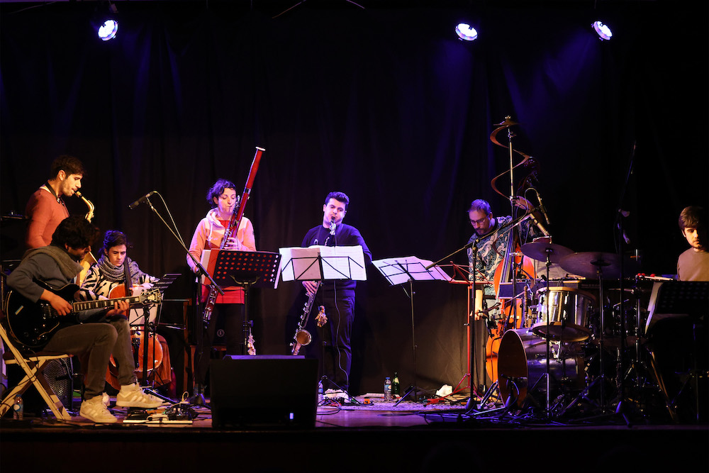 Septeto de André B. Silva atuou na Sociedade Musical Capricho Setubalense, no penúltimo dia do 12.º Círculo de Jazz Fest.