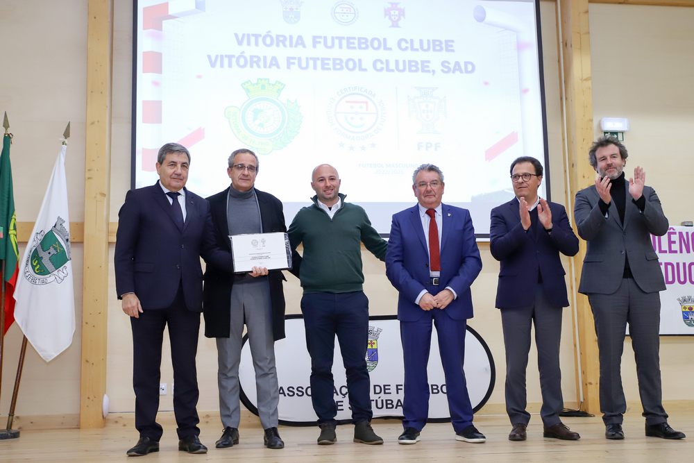 Vitória Futebol Clube distinguido pela Federação Portuguesa de Futebol ao nível da formação
