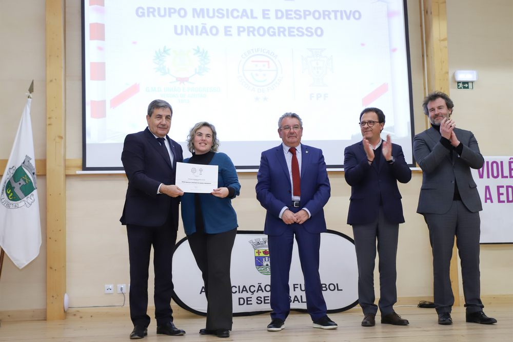 Grupo Musical e Desportivo União e Progresso distinguido pela Federação Portuguesa de Futebol ao nível da formação