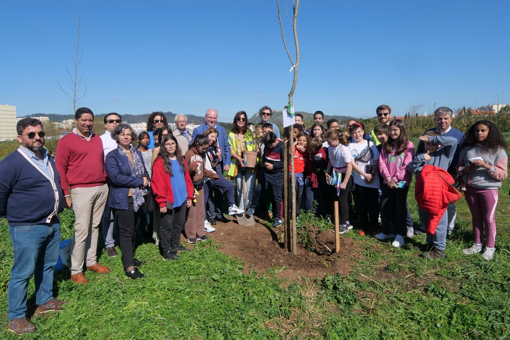 Dia Mundial da Árvore - Plantação de árvores no Parque Urbano na Várzea com alunos e Executivo