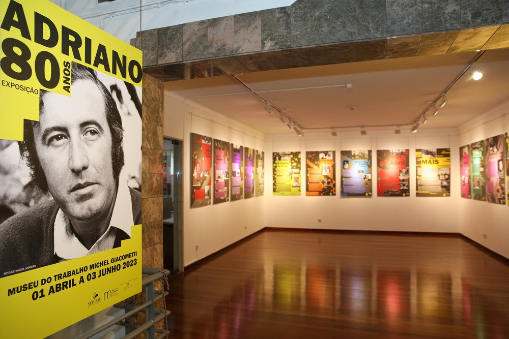 Inauguração da exposição itinerante “Adriano – 80 Anos”, sobre o músico Adriano Correia de Oliveira, no Museu do Trabalho Michel Giacometti.