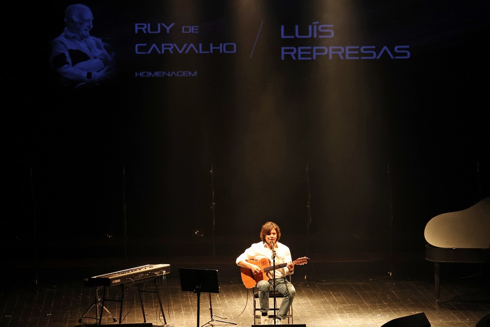 Luís Represas também participou no espetáculo dedicado ao ator Ruy de Carvalho