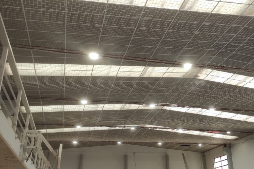 Nova iluminação LED no Pavilhão de Aranguez