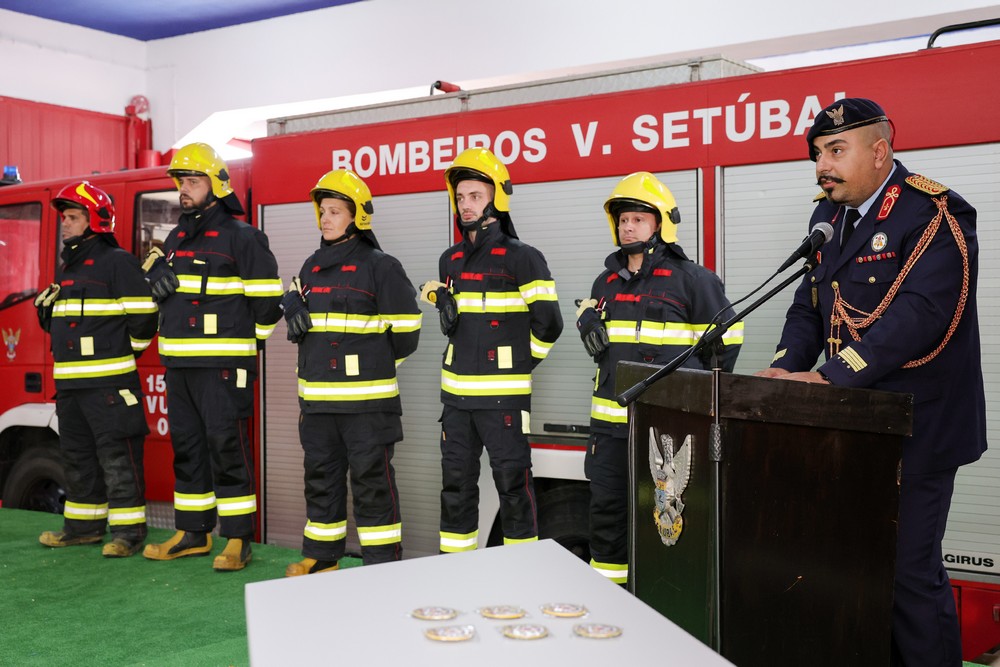 Apresentação da primeira Equipa de Intervenção Permanente dos Bombeiros Voluntários de Setúbal - Comandante dos Bombeiros Voluntários de Setúbal, Nélio Condeço