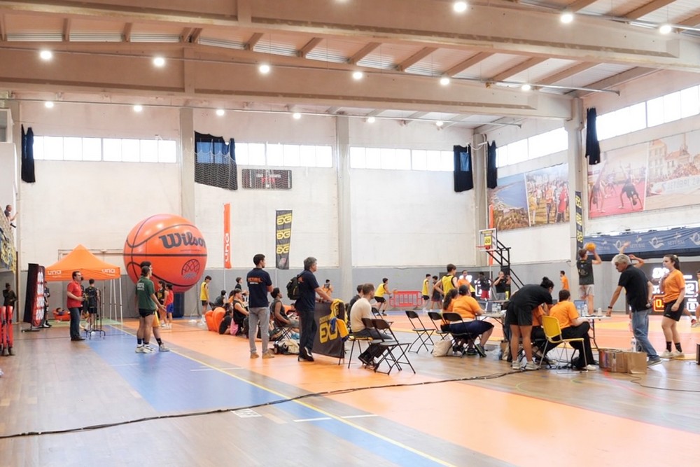 Etapa de Setúbal do Circuito Nacional de 3x3 de basquetebol, disputada no Pavilhão das Manteigadas