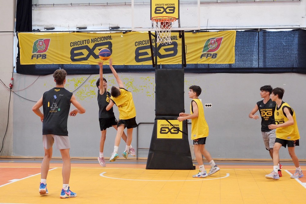 Etapa de Setúbal do Circuito Nacional de 3x3 de basquetebol, disputada no Pavilhão das Manteigadas
