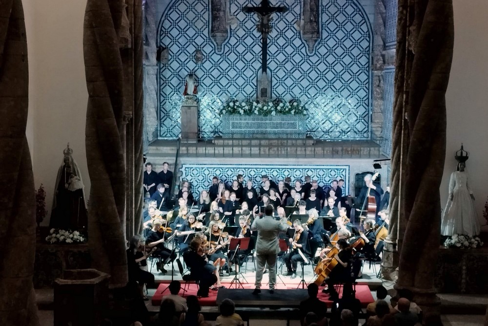 O Coro e a Orquestra da Universidade de Malmö em concerto