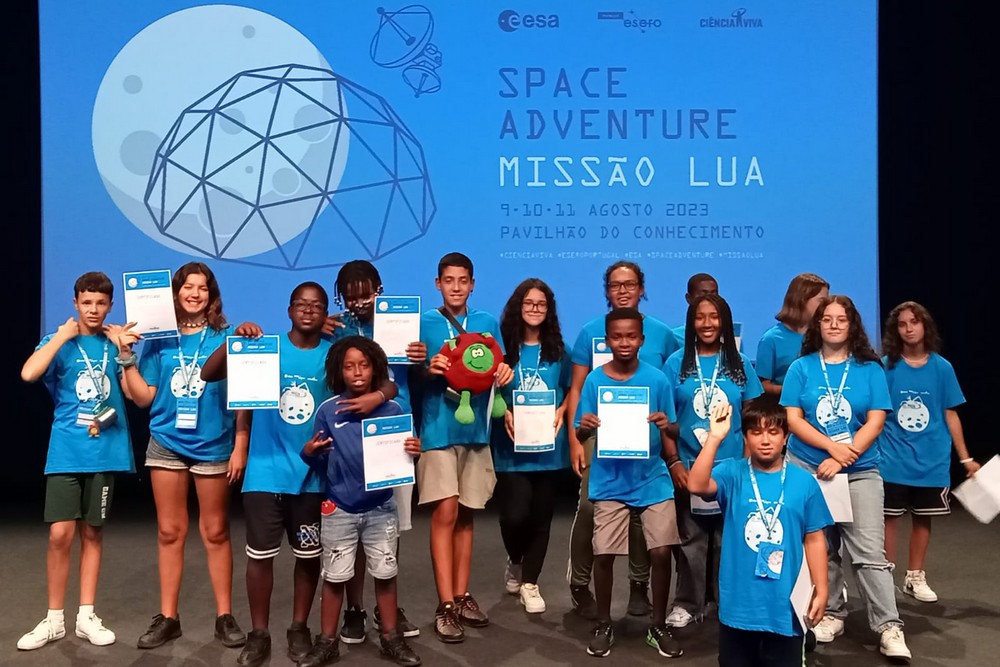Jovens do Nosso Bairro, Nossa Cidade participaram no Space Adventure: Missão Lua