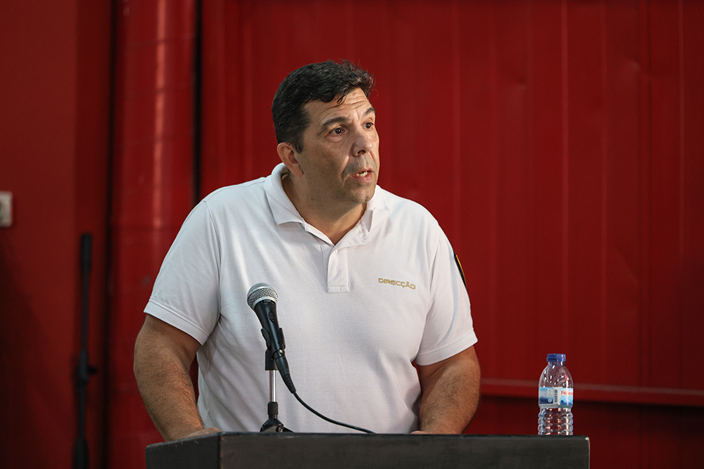Sérgio Varela, presidente da AHBVS, destacou a determinação dos Voluntários na superação de desafios