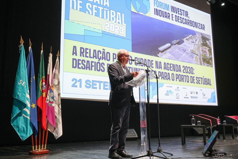 Festas da Baía de Setúbal 2023 - Presidente da Câmara, André Martins, no Fórum Investir, Inovar e Descarbonizar