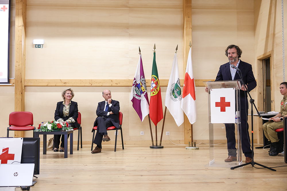 Vereador Pedro Pina na cerimónia solene do 108.º aniversário da Delegação Local de Setúbal da Cruz Vermelha Portuguesa