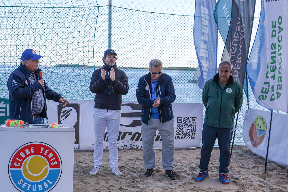 Torneio de ténis de praia comemorativo do 75.º aniversário do Clube de Ténis de Setúbal - vereador do Desporto, Pedro Pina, marcou presença