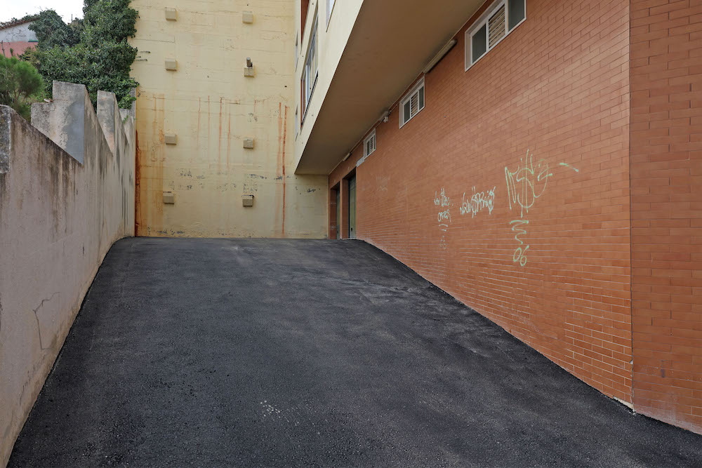 Estrutura de contenção entre as ruas Óscar Pacheco e da Palhavã