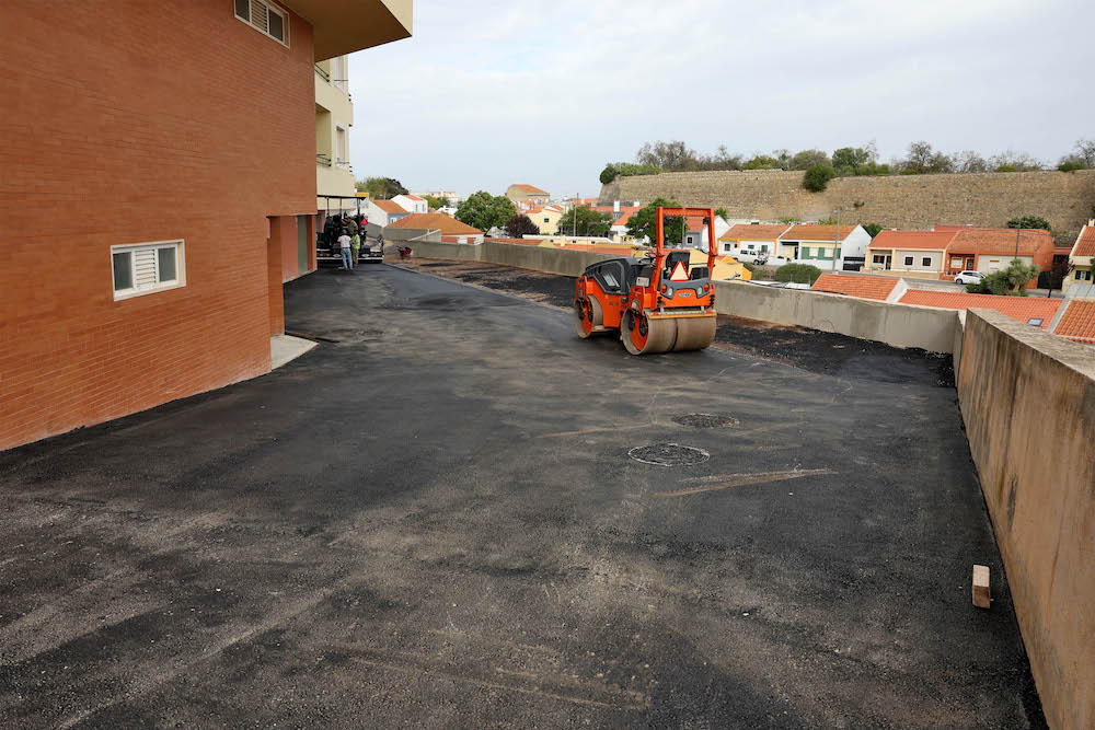 Estrutura de contenção entre as ruas Óscar Pacheco e da Palhavã
