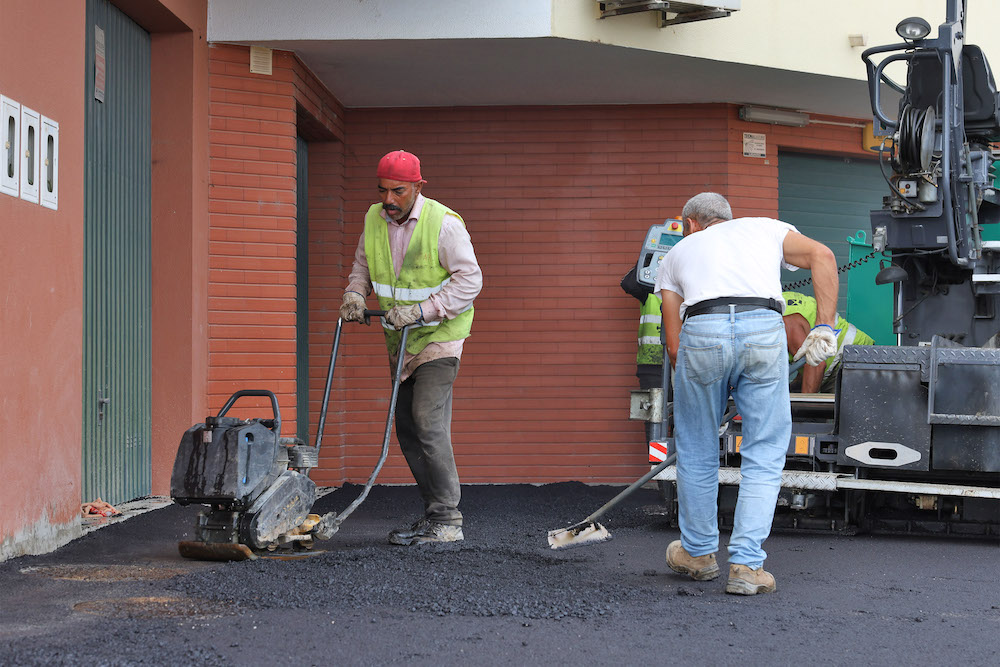 Estrutura de contenção entre as ruas Óscar Pacheco e da Palhavã