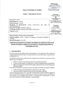 miniatura de 003 GAP 42-2024 – Anexo-Parecer do Municipio de Setúbal ao EIA Litio