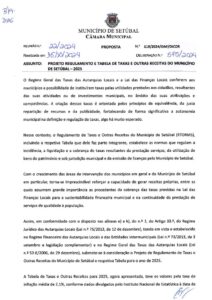 miniatura de 009 DAF-DICOR 119-2024 – Projeto Regulamento e Tabela Taxas 2025