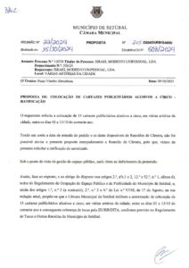 miniatura de 042 DURB-GARIU 205-2024-Colocação Cartazes Publicitários alusivos a circo-Ratificação