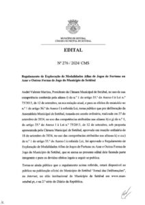 miniatura de Edital nº 276
