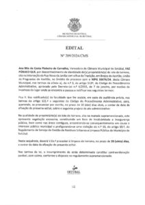 miniatura de Edital nº 289