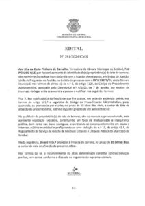 miniatura de Edital nº 291