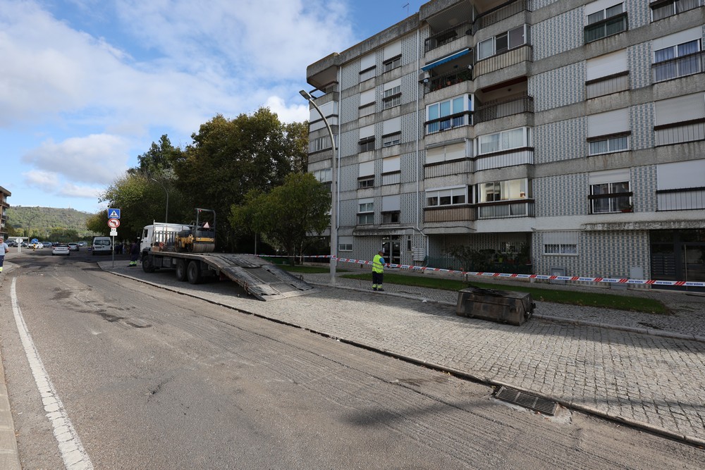 Beneficiação de troço rodoviário da Estrada de Palmela