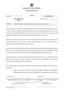 miniatura de 38-GAVPSD 10-2024-Medidas de Apoio – Criação de Bilhete Família para espetáculos culturais