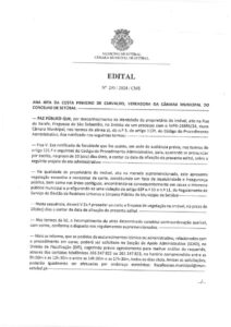 miniatura de Edital nº 293