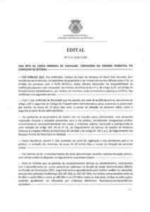 miniatura de Edital nº 313