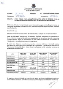 miniatura de 011-DAF-DICONT-SERGEP 137-2024 – Hasta Pública-Loteamento Bairro Afonso Costa – 4 Lotes