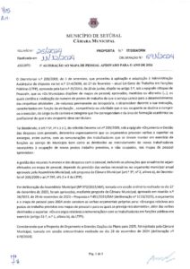 miniatura de 015-DRH 17-2024 – 1ª Alteração ao Mapa de Pessoal aprovado para o ano de 2024