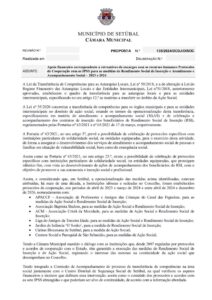 miniatura de 026-DCDJ-DISOC 135-2024 – Apoio financeiro correspondente a retroativos de encargos