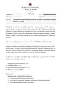 miniatura de 064-DURB-GAPGPA 244-2024 – Candidatura das Praias de Albarquel e Figuerinha Galadão Bandeira Azul 2025
