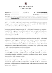 miniatura de 065-DURB-GAPGPA 245-2024 – Projeto Regulamento Municipal Gestão das Atividades nas Zonas balneares do Concelho de Setúbal