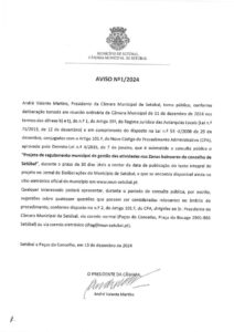 miniatura de Aviso nº 1
