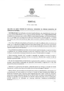 miniatura de Edital nº 312