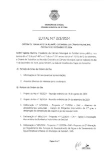 miniatura de Edital nº 323