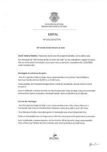 miniatura de Edital nº 325