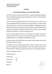 miniatura de Saudação – Carlos Cunha (PS)