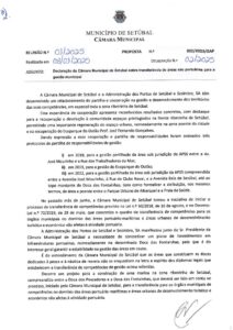 miniatura de 002-GAP 02-2025 – Declaração da CMS-Transferência de áreas não portuárias para a gestão municipal