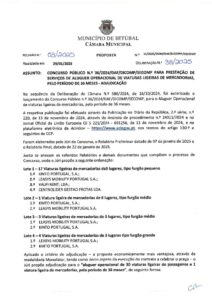 miniatura de 21-DOM-DAF-DICOMP-SECOMP 11-2025-CP 36-2024-DAF-DICOMP-SECOMP-Prestação serviços aluguer de viaturas-Adjudicação