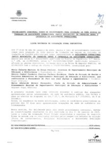 miniatura de Ata n.º 13 – Lista Unitária Ordenação Final Definitiva