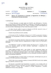 miniatura de 009-DURB 169-2024 -Abertura Proc. Alteração Regulamento Edificação Urbanização Municipio Setúbal