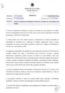miniatura de 19-DURB-GAPGPA 47-2025-Projeto Regulamento Municipal-Gestão das Atividades nas Zonas Balneares de Setúbal