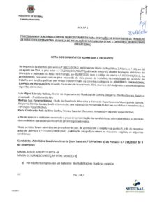 miniatura de Ata n.º 2 – Candidatos adm. e excl.