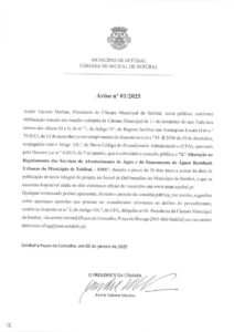 miniatura de Aviso nº 01