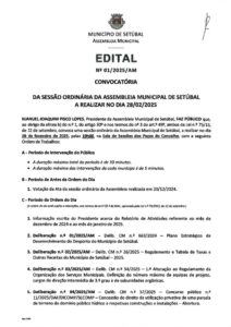 miniatura de Edital 01-2025-AM – Sessão Ordinária 28 de fevereiro de 2025