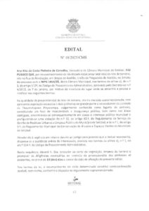 miniatura de Edital nº 18