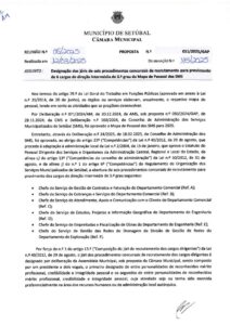 miniatura de 03-GAP 11-2025 – Designação dos júris de seis procedimentos concursais-SMS