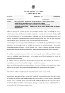 miniatura de 20-DOM 12-2025 – CPI 04-2025-DOM – Empreitada Reabilitação do Bairro Afonso Costa – Abertura
